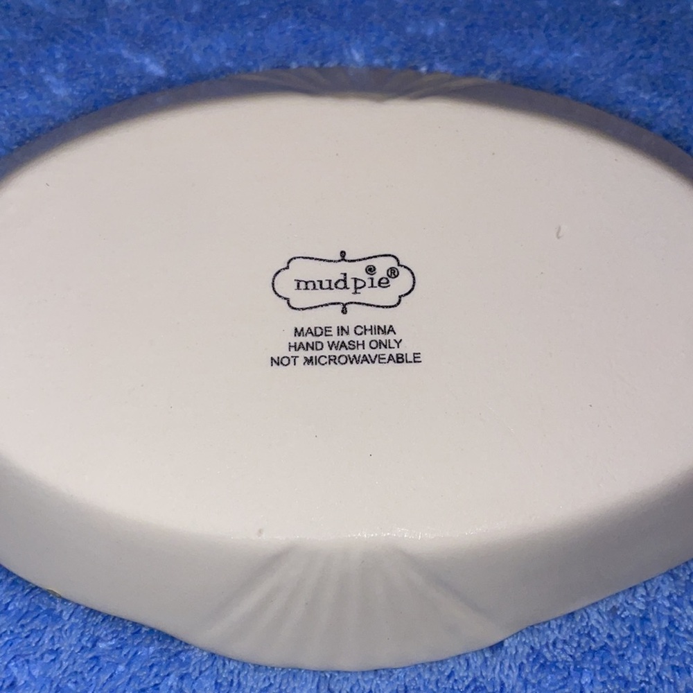 NWOT Mud Pie Trinket Tray.  Joy to the world. - Picture 4 of 5